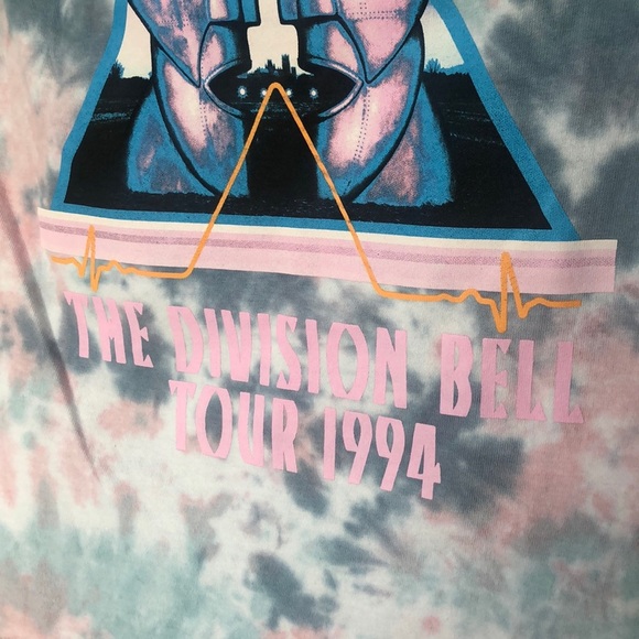 Pink Floyd NWOT Division Bell Tour Tie Dye Tee - Picture 9 of 9